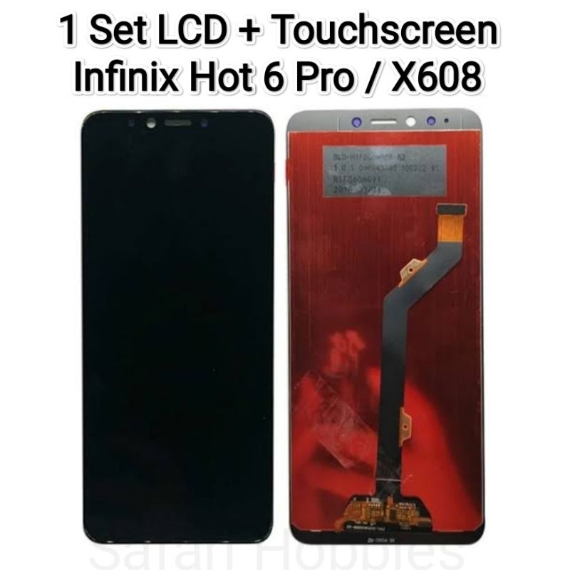 1 Set LCD+TS Infinix Hot 6 Pro / X608