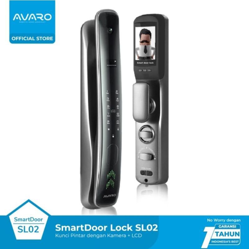 AVARO Smart Door Lock Digital Handle Lock Pintu - SL02
