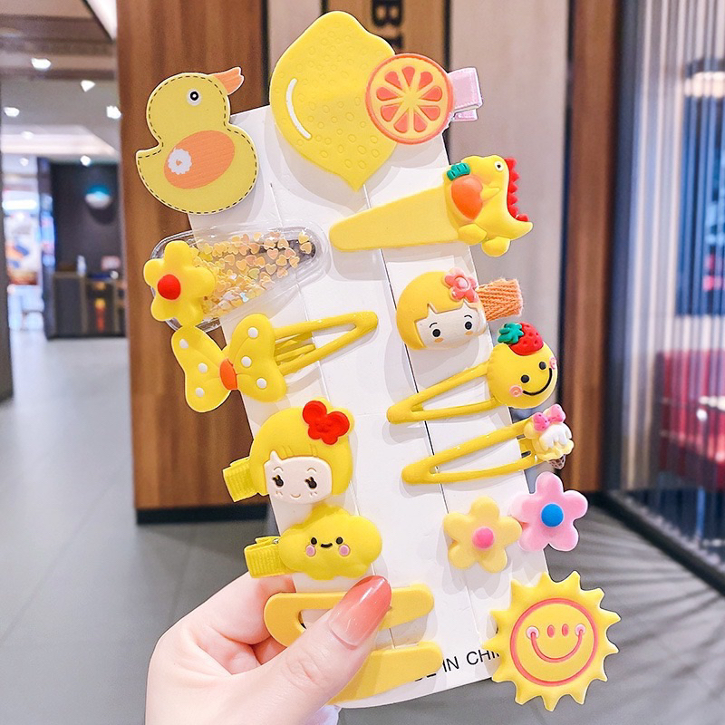 Set jepit rambut 14pcs