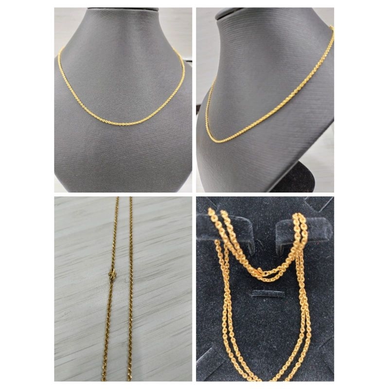 Kalung RANTAI NORI emas 24/emas murni 7GRAM