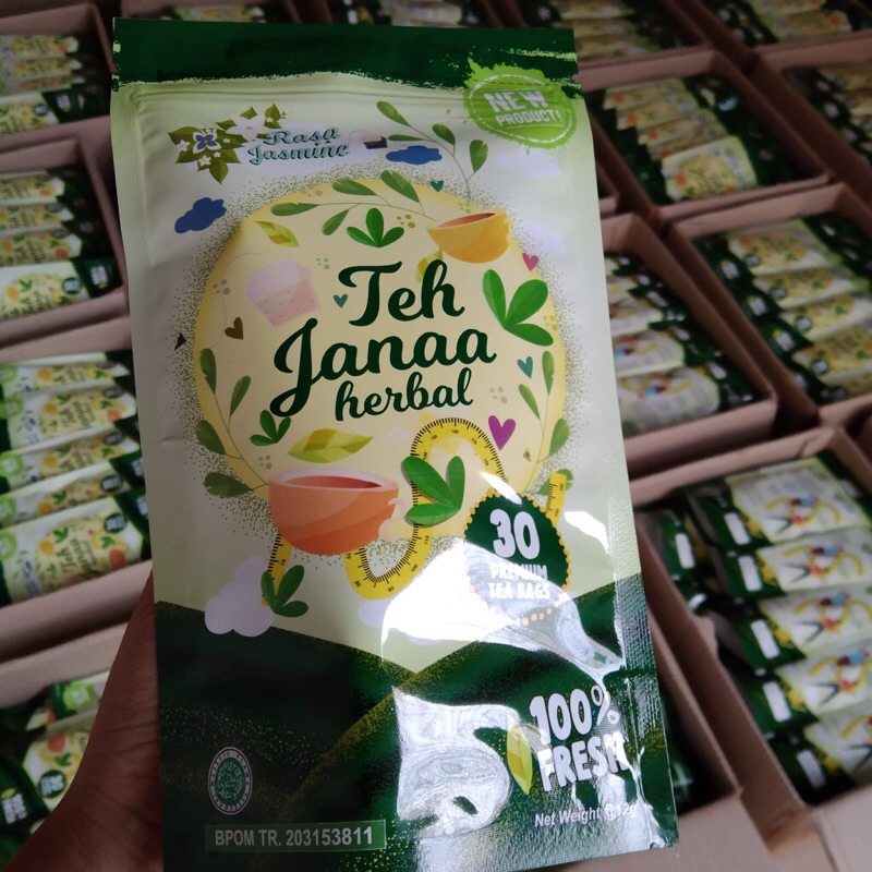 

TEH JANAA HERBAL ORIGINAL BPOM ISI 30 TEH DIET PELANGSING DETOX TUBUH