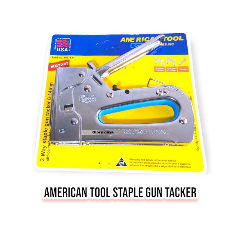 

Stapler Tembak/3 Way Staple Gun Tacker American Tool