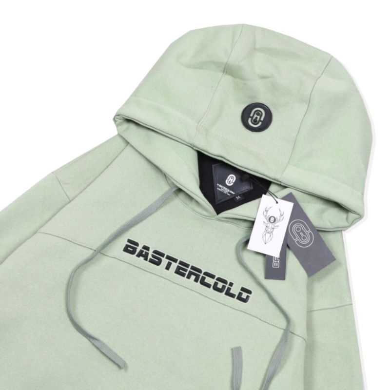 BASTERCOLD ORIGINAL JAKET HOODIE MONO FLOCKING SAGE FULLTAG