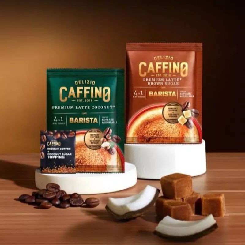 caffino Barista 4 in 1 coconut / brown sugar 25 gram sachet