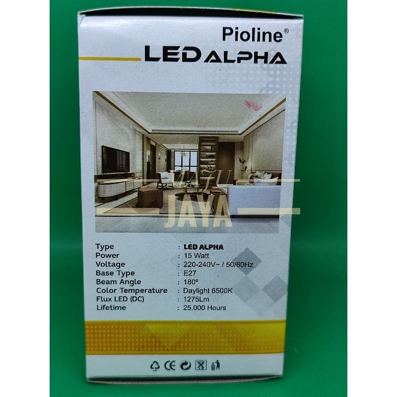 Lampu Led Pioline Alpha Tabung 15w