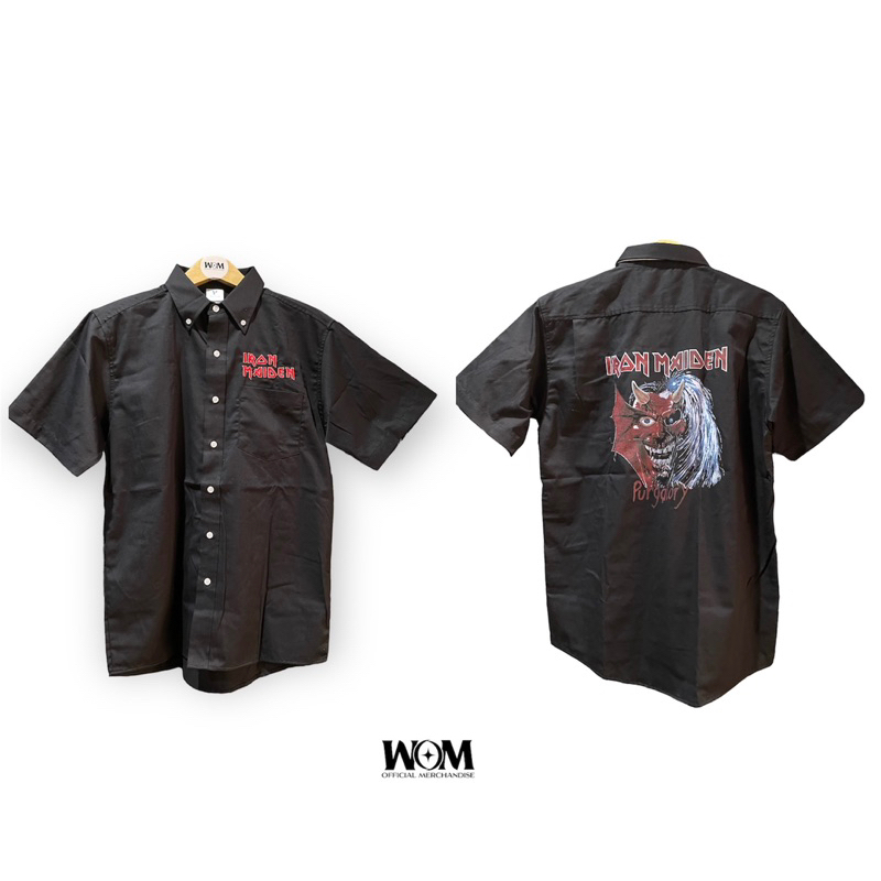 Kemeja Band / Workshirt Iron Maiden