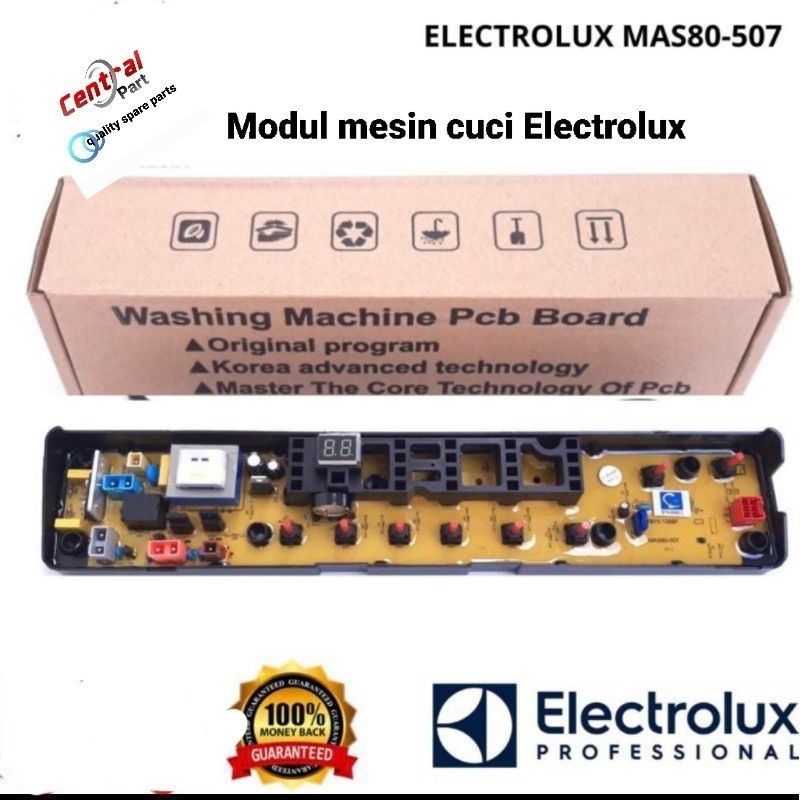 Modul PCB mesin cuci Electrolux EWT705WN. EWT805WN. EWT905WN. EWT105WN