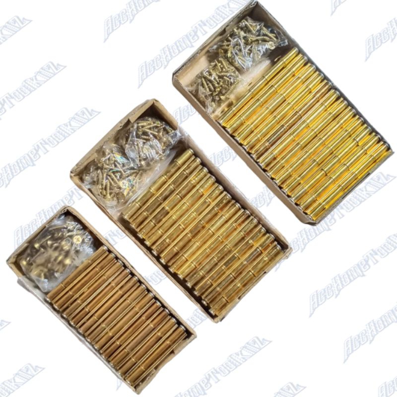 ENGSEL PINTU KUNING GOLD TIPIS 2# , 2,5# , 3# PER SET 1 PASANG PAIR MAJESTY ENGSEL KUPU KUPU PINTU BESI KAYU ALUMINIUM JENDELA KAMAR MANDI