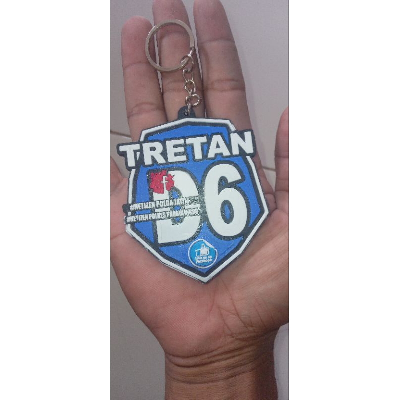 GANTUNGAN KUNCI TRETAN D6 TIRIS