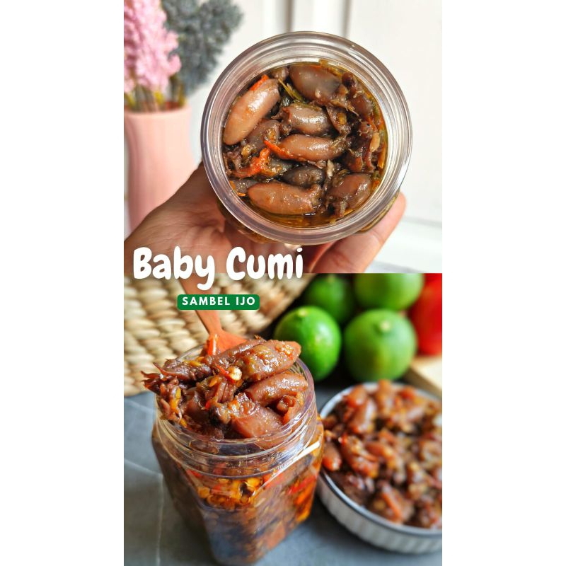 

sambal ijo baby cumi