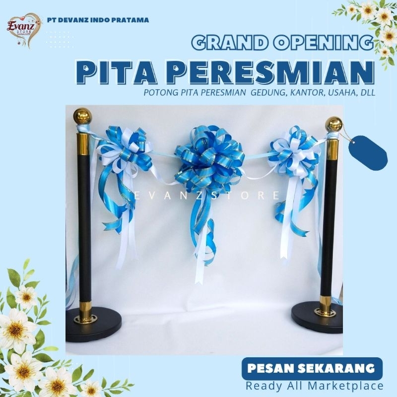 

Pita Peresmian Acara Pom-pom- Potong Pita Simbolis Grand Opening - Gunting Pita
