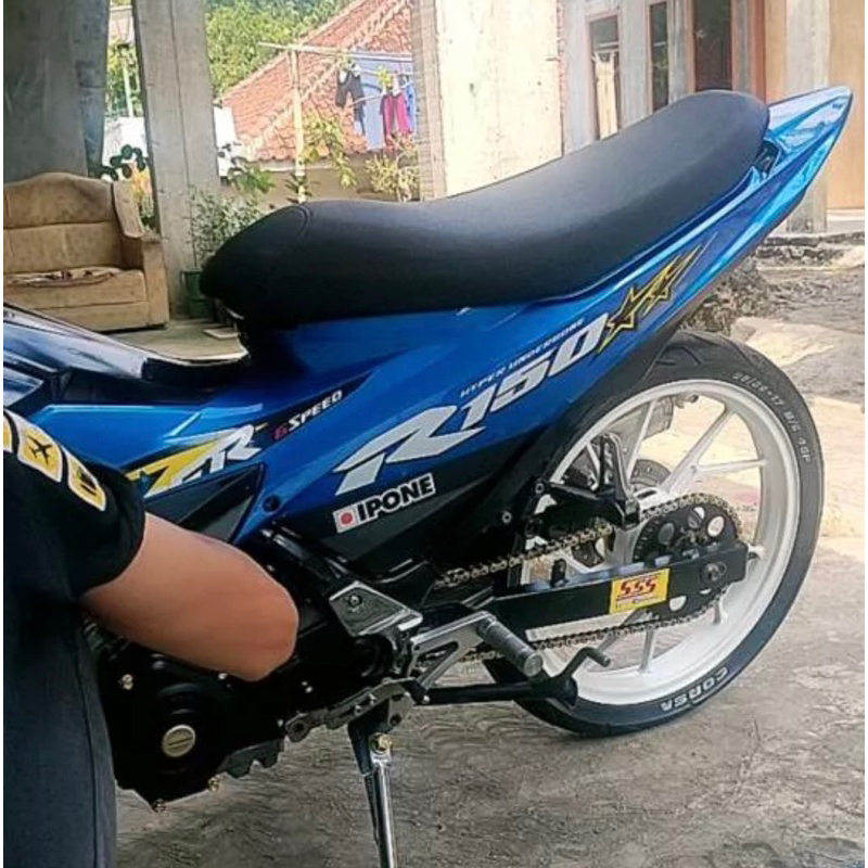 STIKER STRIPING MOTOR SATRIA FU FACELIFT RAIDER 2013 2014 2015 BIRU