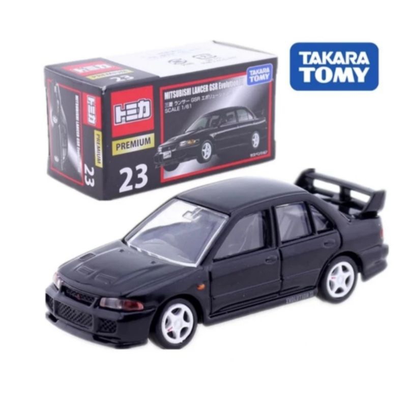 Tomica 1/61 diecast premium Mitsubishi Lancer GSR Evolution III - Tomica Premium