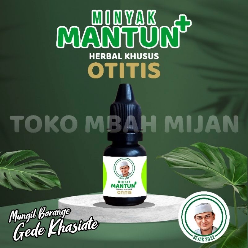 Mantun Hitam Herbal Radang Telinga