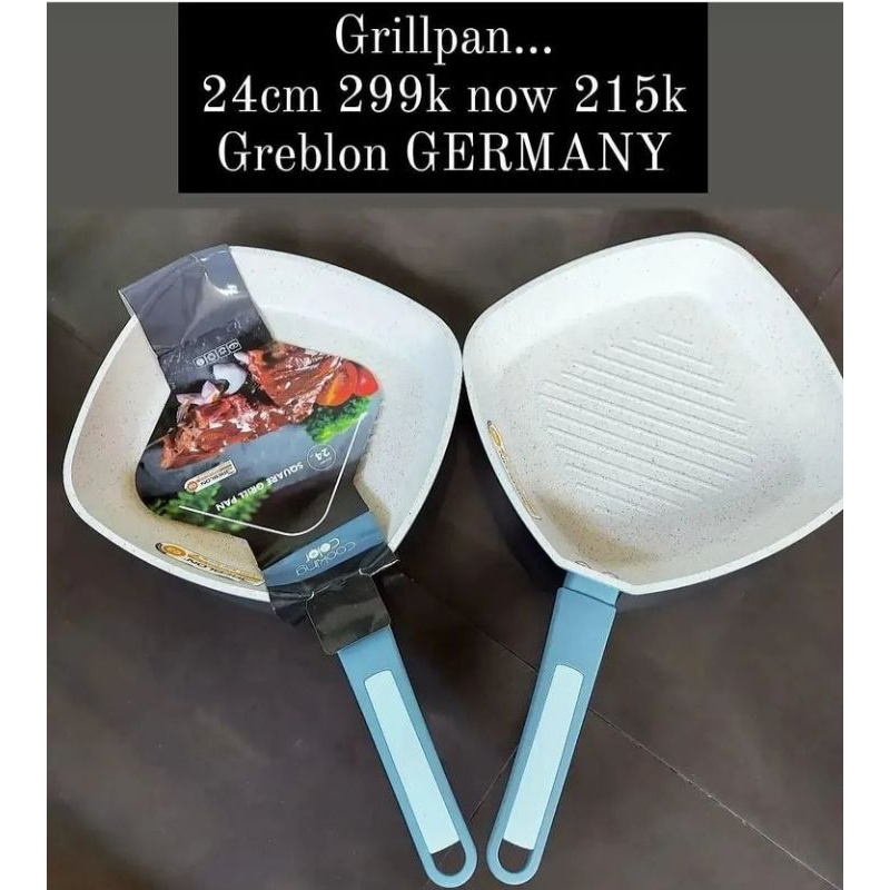 Grillpan greblon germany 24cm