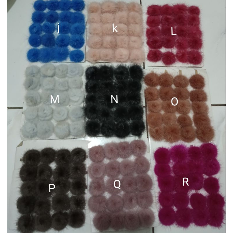 POM POM LANDAK DURI GEPENG ISI 2 PCS