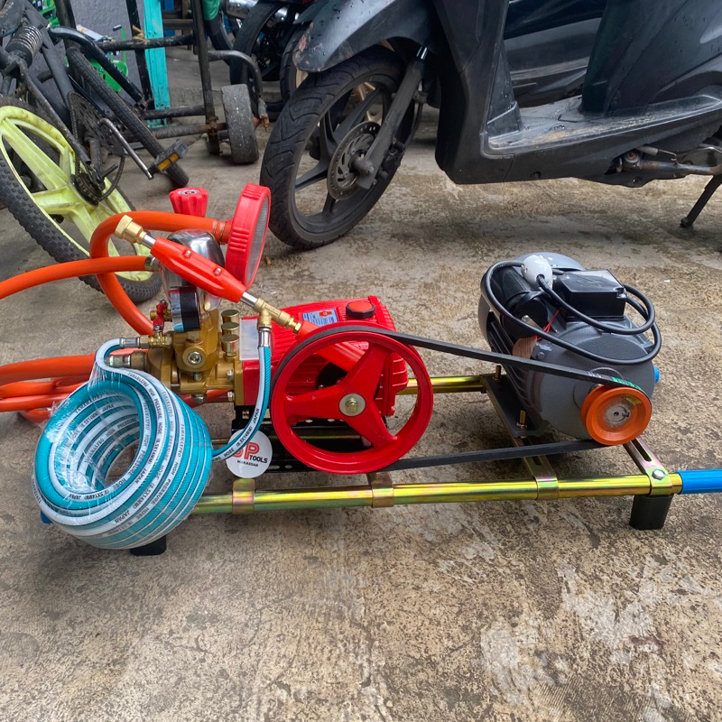 MESIN STIM / JET CLEANER POWER SPRAYER SANCHIN SCN20 + TENAGA DINAMO 1HP