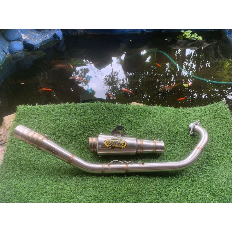 kenalpot racing SKC original tipe x one road race PNP motor Jupiter MX new Jupiter MX old MX king