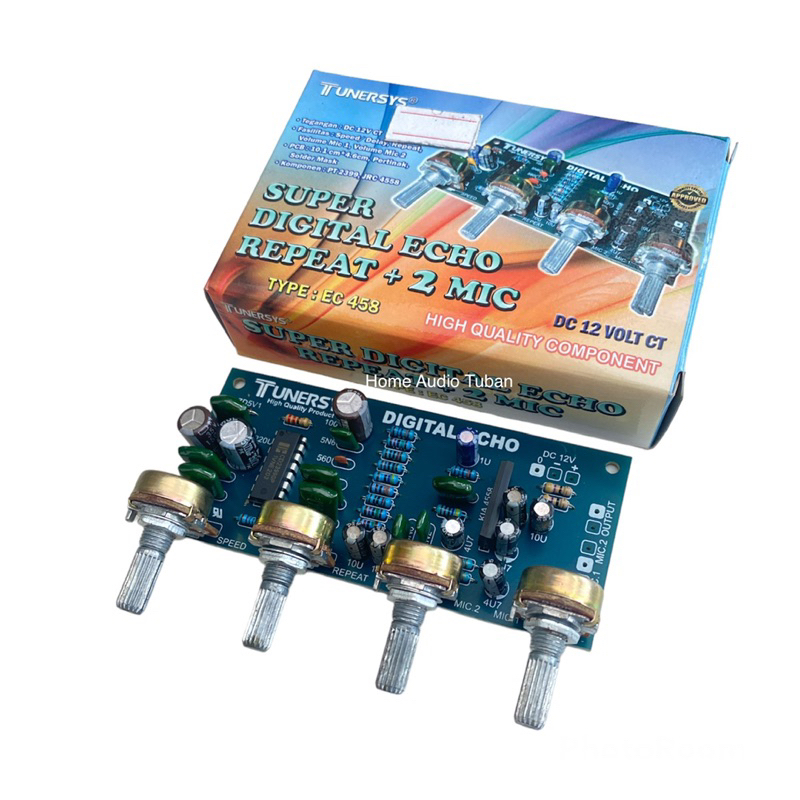Kit Digital Echo Repeat 1 Mic 2 Mic Tunersys