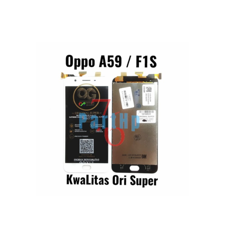 Lcd Touchscreen Fullset Kwalitas Ori Super Oppo A59 - F1S  - Hitam