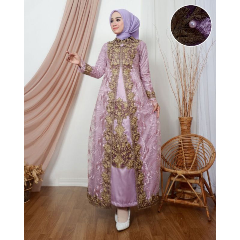 KHUSUS JUMBO LD 120 CM/PB 140CM//GAMIS MAKKAREEM//BAHAN TILLE BORIDR PREMIUM//SERAGAMAN KELUARGA//BAJU LEBARAN//BAJU PESTA LAMARAN//BAJU WISUDA//ORIGINAL BY PELANGI JAYA