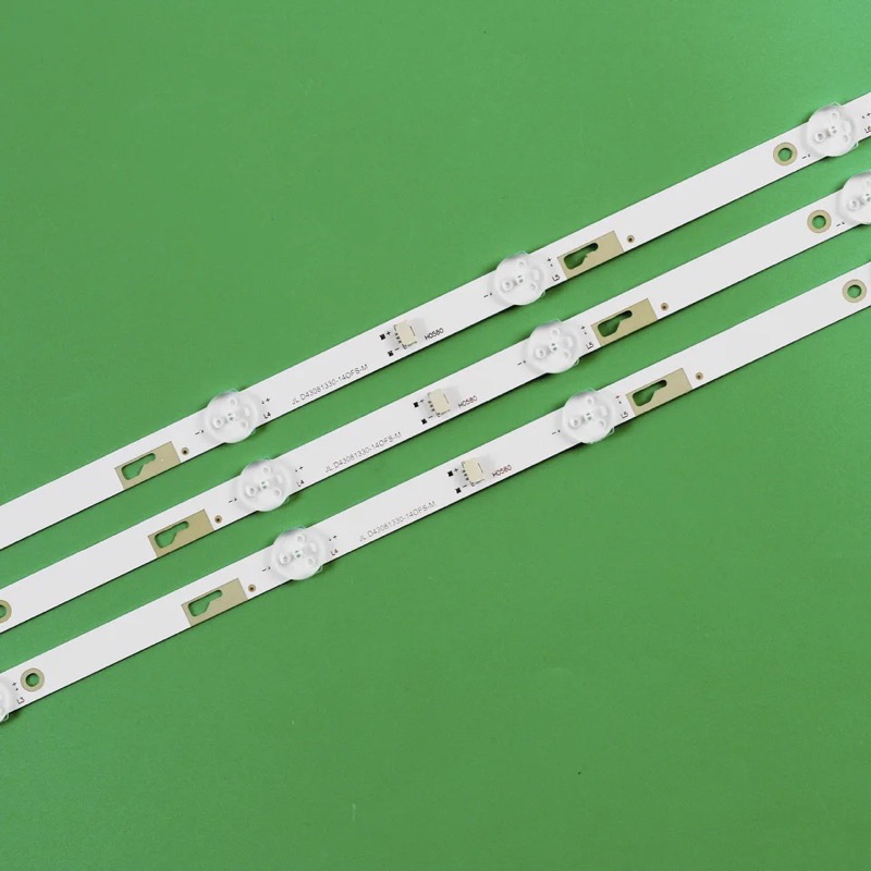 Backlight Tv Led Panasonic 43 inch Th43c302g Th43e302g Th43d306g Th43e306g Th 43c302g 43e306g 43d306g 43e306g Lampu BL 43 inc 8k 3v 8 kancing mata 3 volt