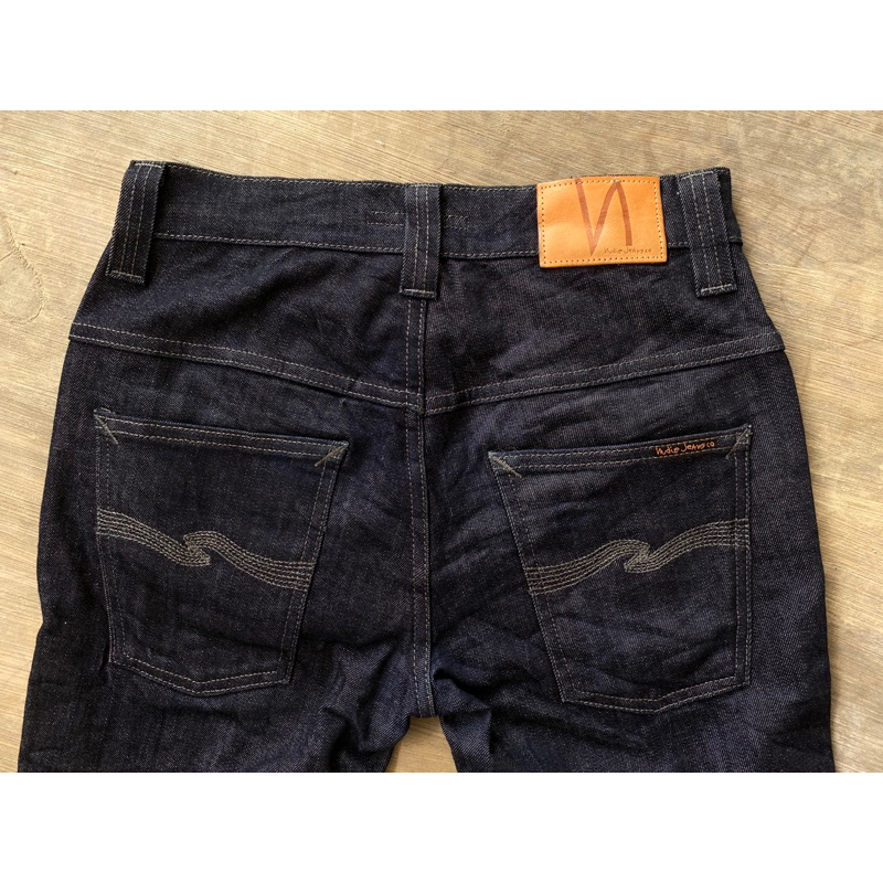 Celana jeans / Long pants Nudie jeans co thin finn dry dark grey second original