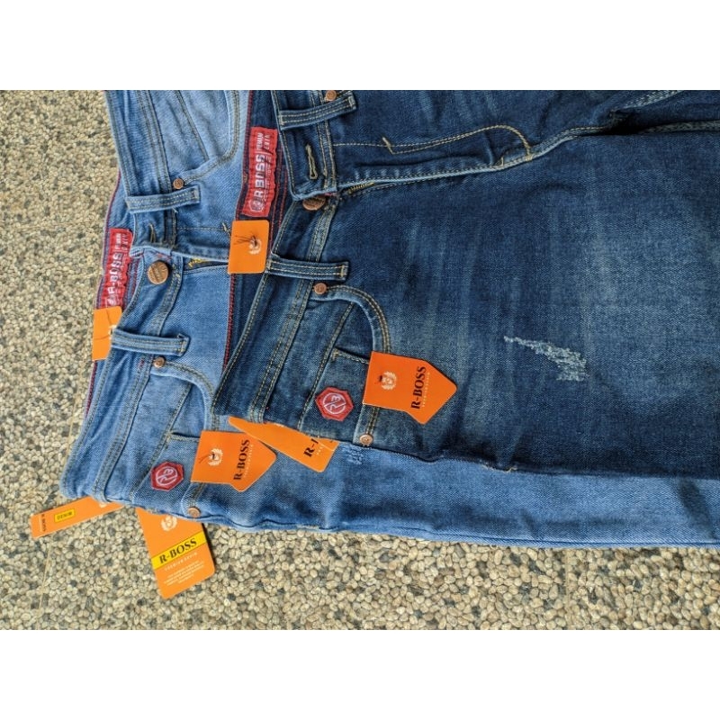 celana panjang sobek leser bahan soft jeans import berkwalitas distro mewah