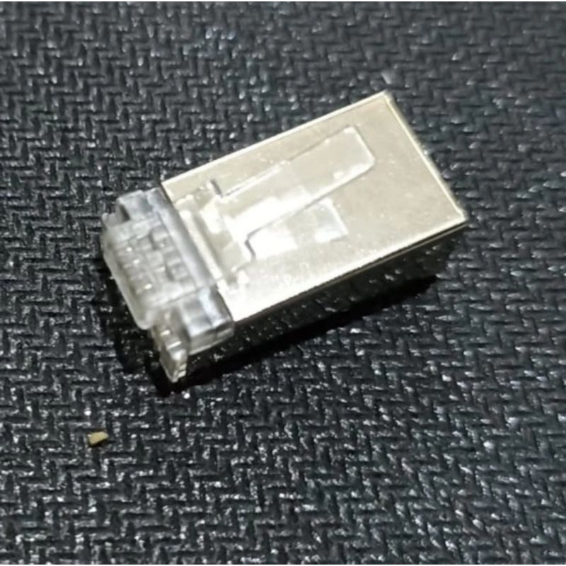 (COD) KONEKTOR ADAPTER RJ45 CAT 6 BESI CONNECTOR LAN RJ 45 CAT6 METAL IRON