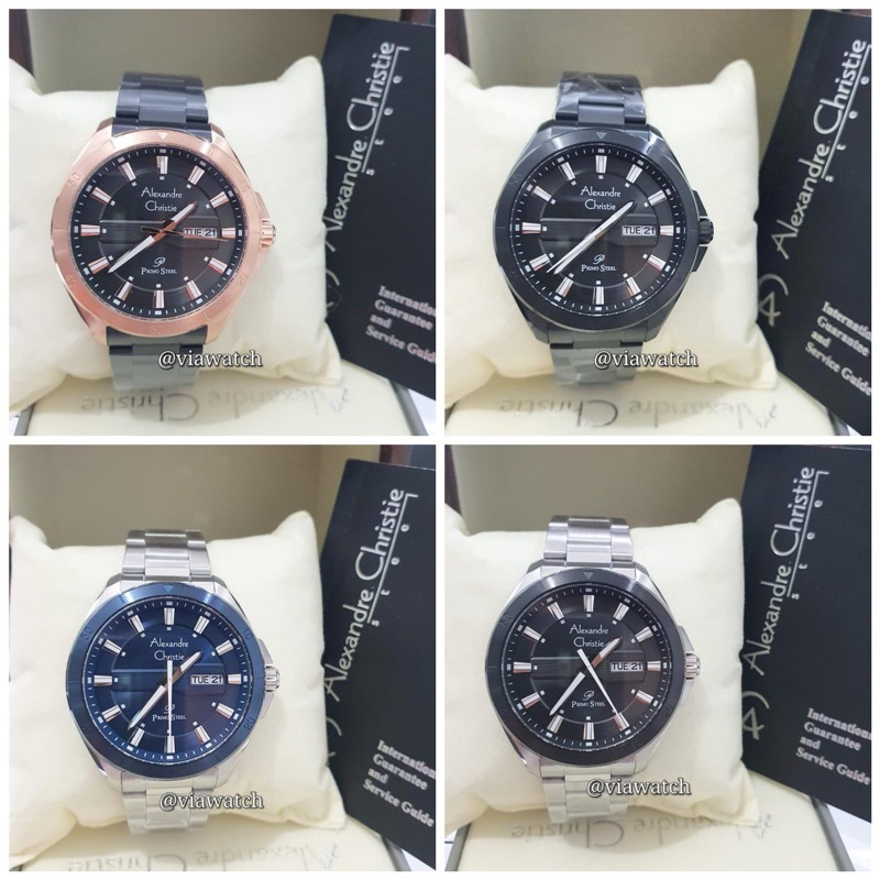 Jam Tangan Pria Alexandre Christie Ac6670 Ac 6670