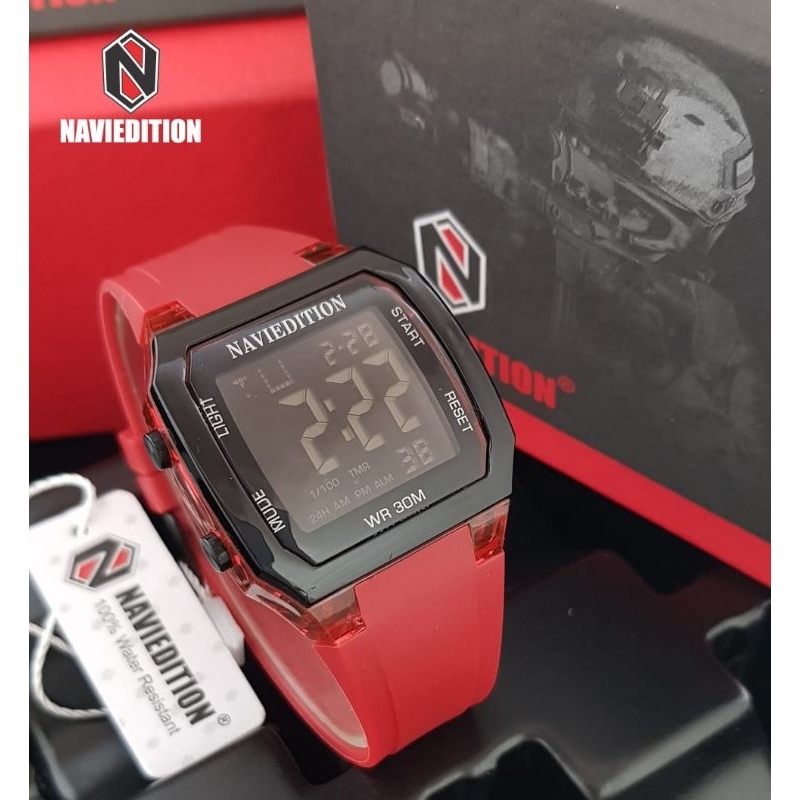 Jam tangan model TERBARU dari Naviedition 2225 Water resistant dan 100%ORIGINAL.