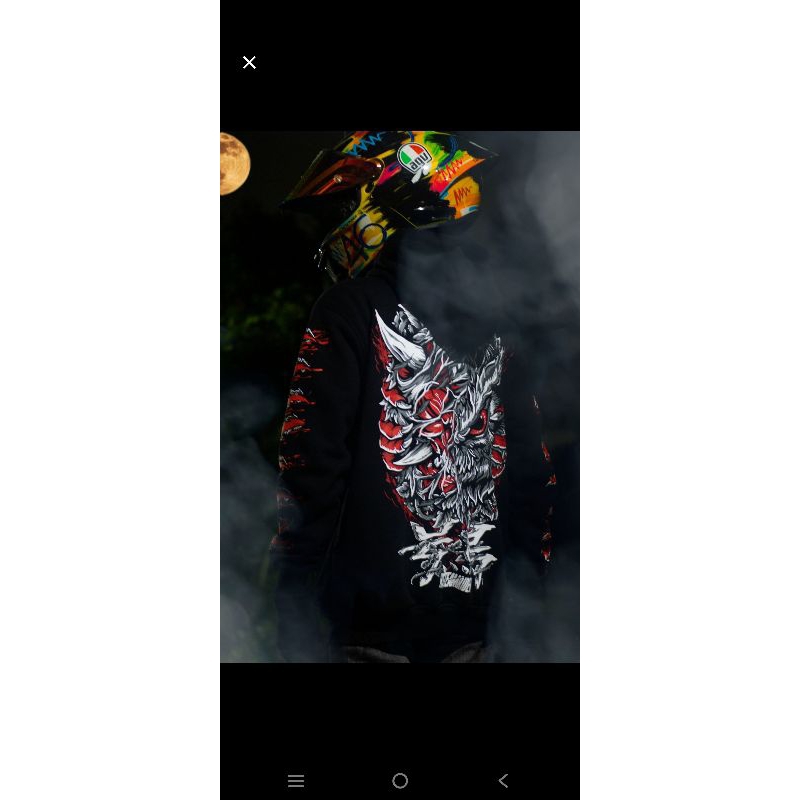 hoodie hsteam rider blod owl