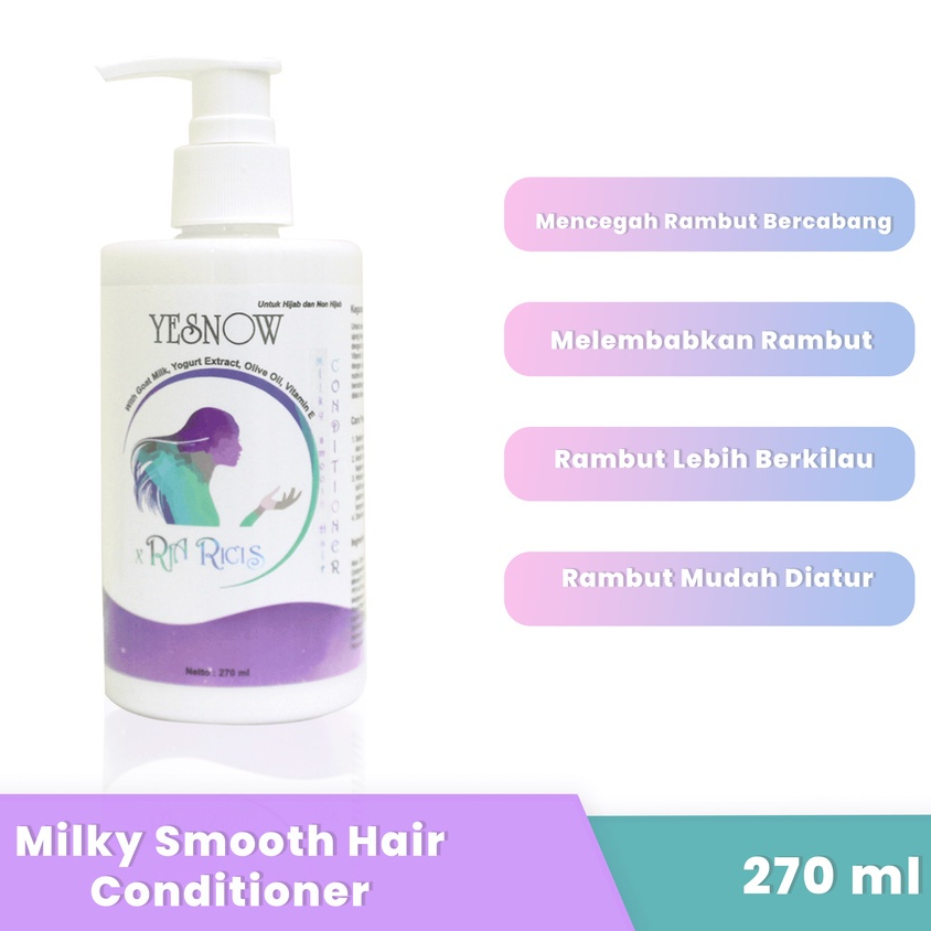 Yesnow Hair Shampoo &amp; Milky Smooth Hair Conditioner