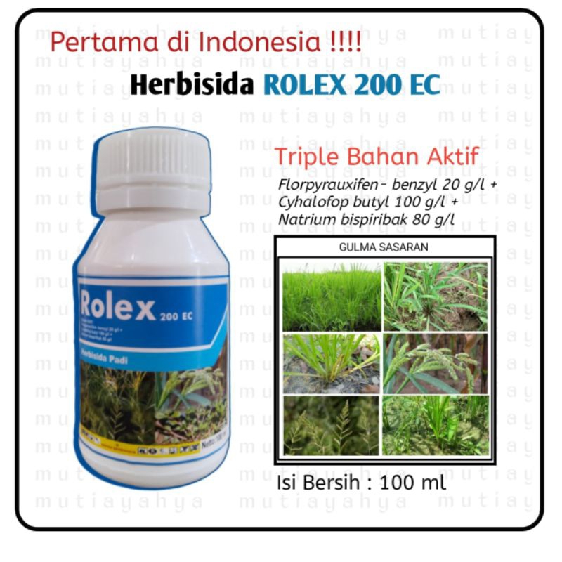 Herbisida 200 EC 100 ml Spesial Rumput Padi dengan Tiga Bahan Aktif