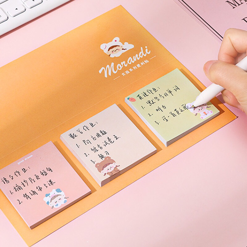 READY STOCK BISA COD - MEMO PAD STICKY NOTE KERTAS TEMPEL CATATAN PESAN INDEK PEMBATAS BUKU PENANDA NOVEL KARAKTER KARTUN HEWAN LUCU DESAIN ANAK PEREMPUAN KAWAII GAYA REMAJA CEWEK KPOP KOREA FANCY ELEGAN MURAH PREMIUM IMPOR AESTHETIC JURNAL DEKORASI DIY