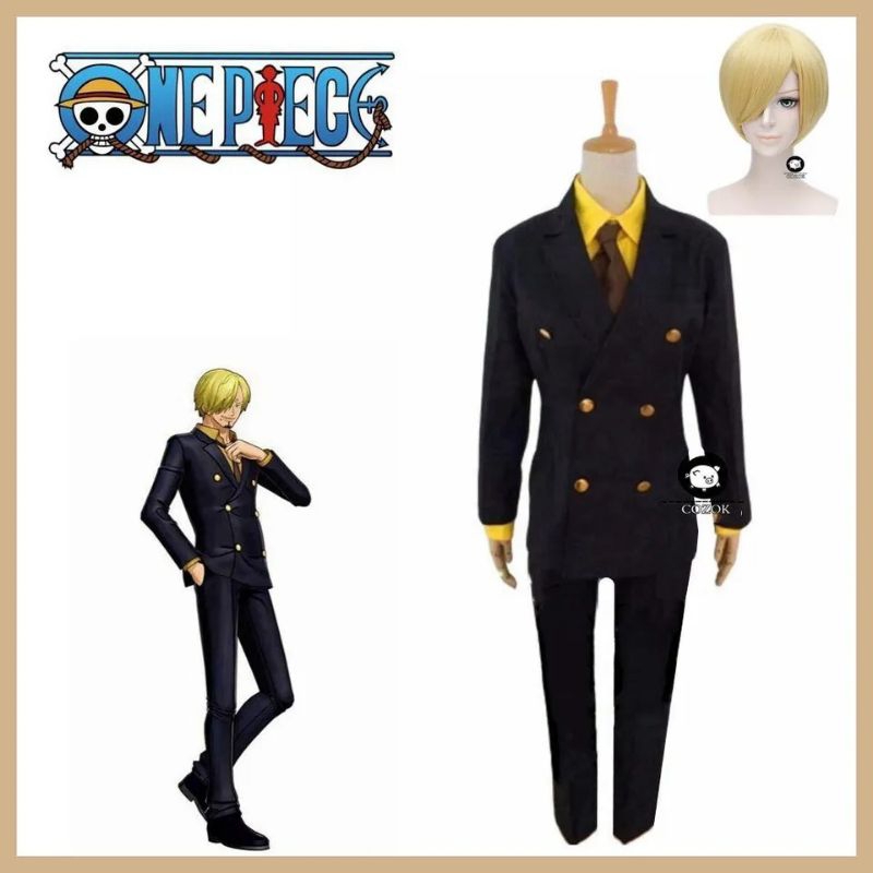 Anime One Piece Sanji Vinsmoke After 2y Cosplay Costume Halloween Christmas Costume Premium