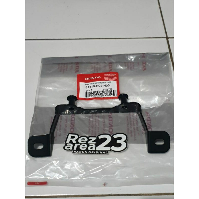 Besi dudukan plat nomor honda genio scoopy led new