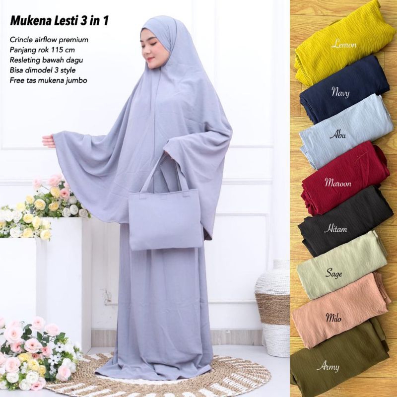 Mukena Lesti 3in1 AirFlow //JF1123