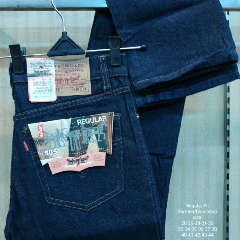 CELANA JEANS COWOK STANDAR REGULER CREAM UKURAN 28 SAMPAI 38