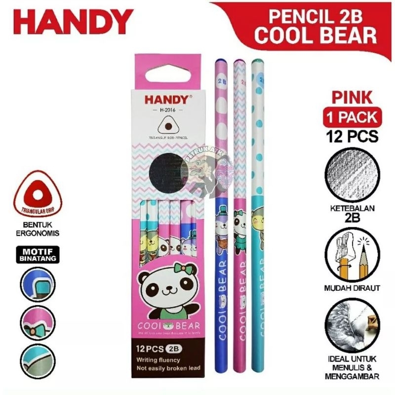 

Pensil 2B Handy 2016 (1pak isi 12 Biji)