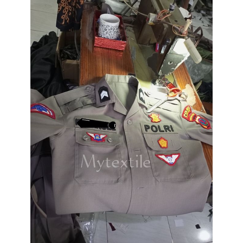 seragam Pdl Lantas bahan grandefeel