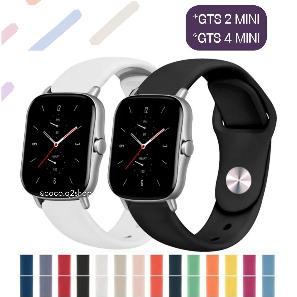 TALI JAM TANGAN STRAP AMAZFIT GTS/GTS 2 Mini/GTS 4 Mini - SILICONE RUBBER LUG 20MM SMART WATCH
