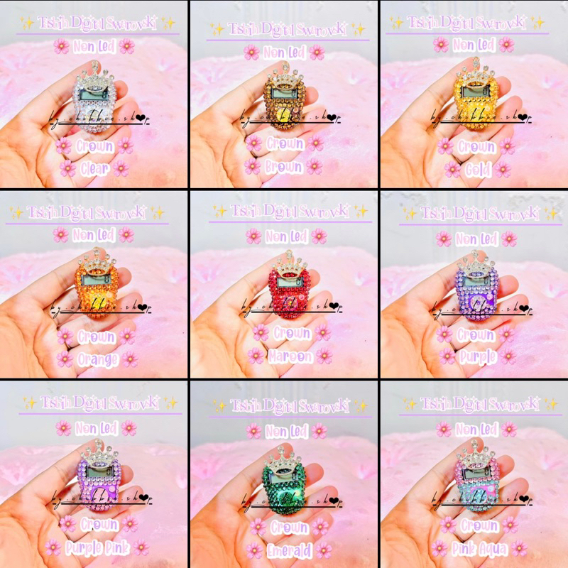 Tasbih Digital Swarovski Mahkota / Tasbih Digital Swarovski Crown / Tasbih By Chibbin