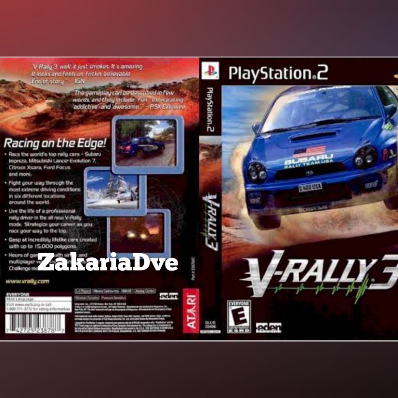 Kaset Ps 2 V Rally 3