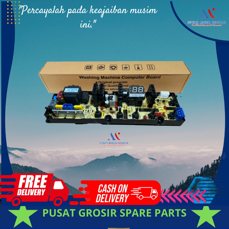 PANASONIC NA-F70B5 / NA-F80B5, Modul pcb mesin cuci Top Loading ( S6001 )
