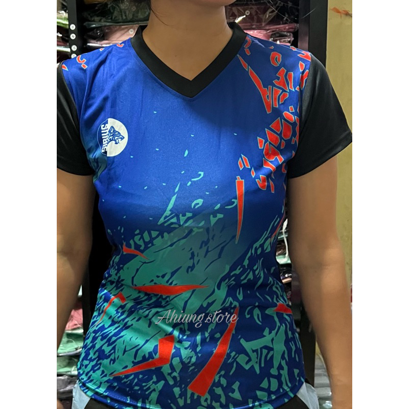 Baju Olahraga Wanita Bulutangkis / Volly / Sepeda / Basket / Futsal