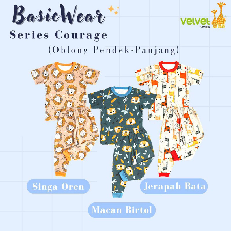Velvet Junior Setelan Pendek Panjang Oblong Basic S M L LB XL XXL Setelan Bayi Anak Velvet Piyama Bayi