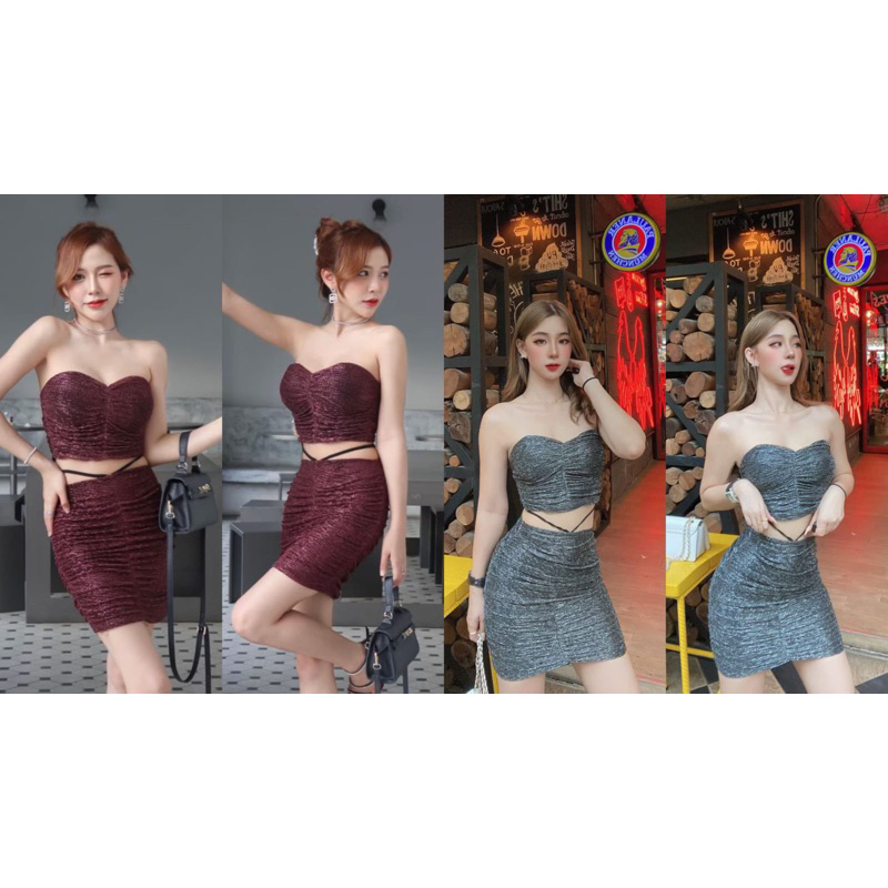 SASA:001 sexy dress bkk ready stok