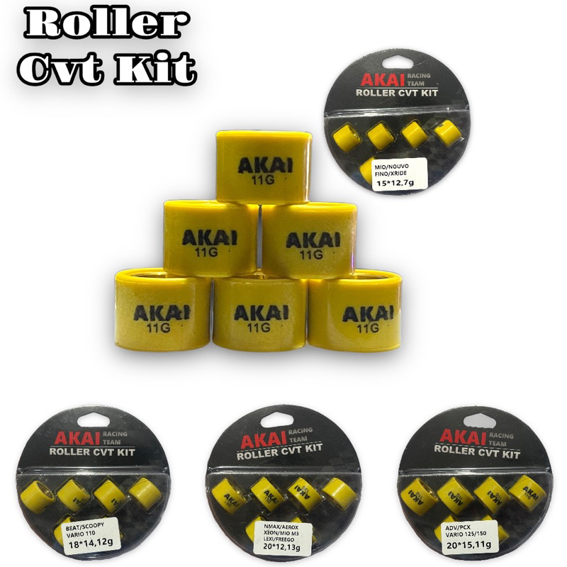 Roller Akai Racing Original Ready Motor Nmax,Aerox,Lexi,Pcx,Vario,Beat,Scoopy,Fino,Mio,Mio Soul