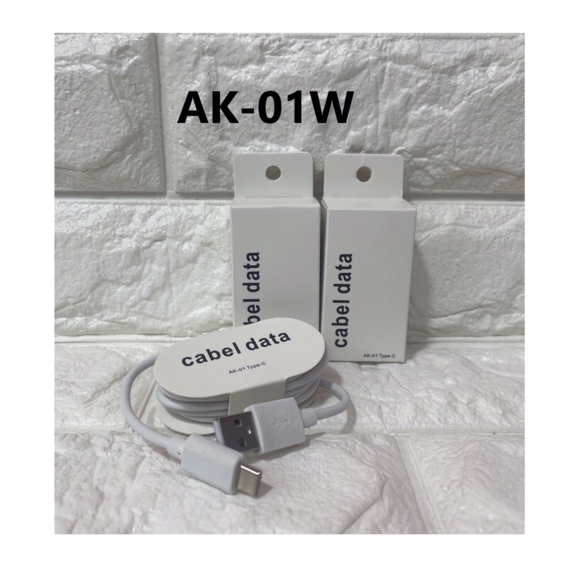 Kabel Data AK-01W Type C Support Fast Charging